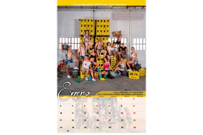 Calendario benéfico Pedrajas. ENERO - EM