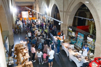 Tercera edición de la Feria del Pan y la Lenteja de Tierra de Campos en el Palacio de Pimentel, ubicado en Mayorga. -J.M. LOSTAU