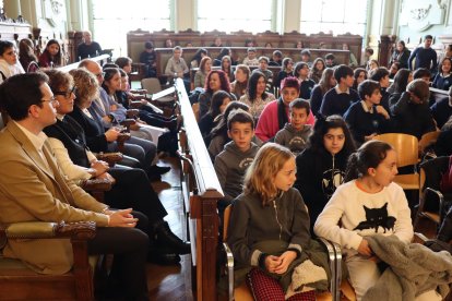 Pedro Herrero, en el acto del Día de la Constitución en el Ayuntamiento de Valladolid este martes.- E. M.