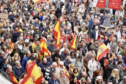 Concentración en Valladolid contra la amnistía.- ICAL