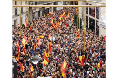 Concentración en Valladolid contra la amnistía.- ICAL