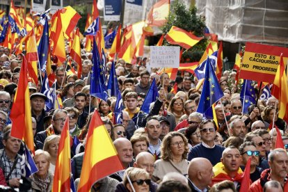 Concentración en Valladolid contra la amnistía.- ICAL
