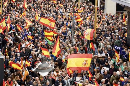 Concentración en Valladolid contra la amnistía.- ICAL