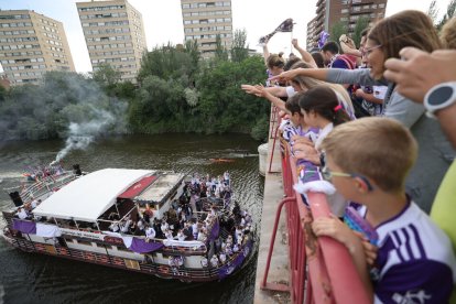 Celebración del ascenso del Real Valladolid. / PHOTOGENIC