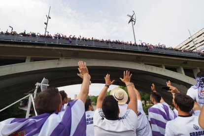 Celebración del ascenso del Real Valladolid. / PHOTOGENIC