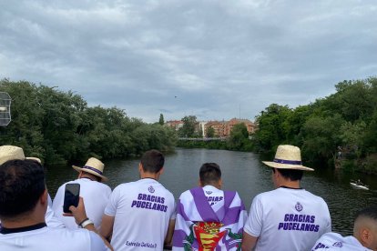 Celebración del ascenso del Real Valladolid. / G.V.