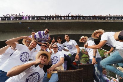 Celebración del ascenso del Real Valladolid. / PHOTOGENIC