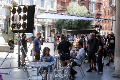 Rodaje del musical 'Voy a pasármelo bien' en Valladolid.- ICAL