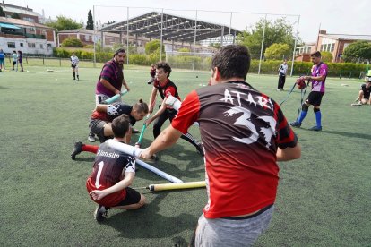 Exhibición previa a la II edición del Torneo de Jugger de Fiestas de Valladolid. -ICAL