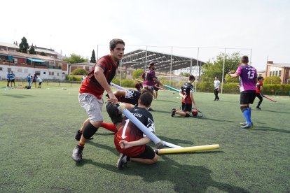 Exhibición previa a la II edición del Torneo de Jugger de Fiestas de Valladolid. -ICAL