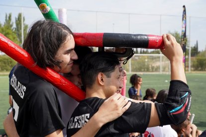 Exhibición previa a la II edición del Torneo de Jugger de Fiestas de Valladolid. -ICAL