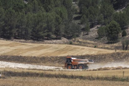 Obras de la autovía del Duero en la zona de Valbuena de Duero. PHOTOGENIC/MIGUEL ÁNGEL SANTOS