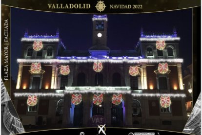 Detalle de la fachada del Ayuntamiento. / TWITTER