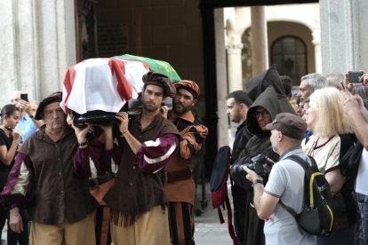 Valladolid rinde honores en un funeral al príncipe irlandés Red Hugh O'Donnell.-J. M. LOSTAU