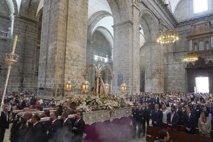Procesión y misa solemne en honor a Nuestra Señora de San Lorenzo, patrona de Valladolid. ICAL