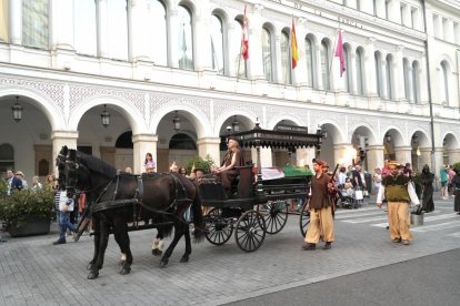 Valladolid rinde honores en un funeral al príncipe irlandés Red Hugh O'Donnell.-J. M. LOSTAU