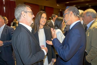 José Manuel Villegas, Adriana Ulibarri y Luis Fuentes.
