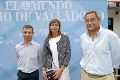 Ángel Moretón (Escuela de Cocina), Raquel González y Francisco  Suárez (Agencia Comunicación Profesional),