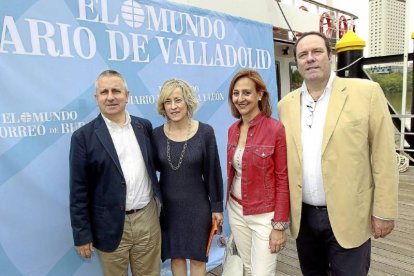 Miguel Ángel Quintero, Mercedes Soladana, Natividad de Pablos y José Antonio del Olmo (Renault).