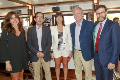 . García (Novo Banco), J. Valentín (Jes Asesores), S. Gallego (Gesvalt), E. Alonso (Quadro 4) y R. Vicente (Asesores Legales).