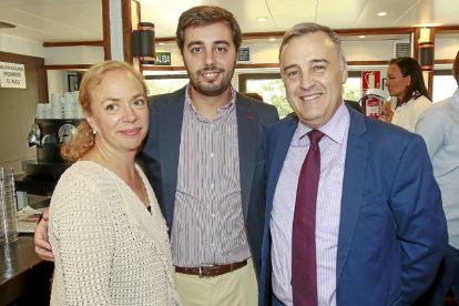 Borja García (concejal del PP en el Ayuntamiento) y Luis Chico