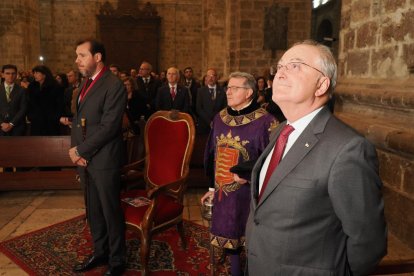 Pregón de la Semana Santa de Valladolid a cargo de Francisco Fonseca Morillo con la asistencia del alcalde, Óscar Puente, y distintos miembros de la Corporación Municipal. -PHOTOGENIC