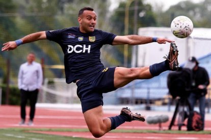 Roberto Corral en las filas de Metalist Kharkiv. / E. M.