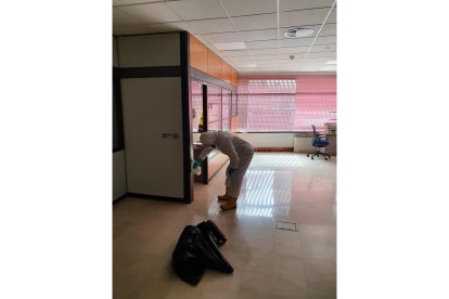 UME desinfecta la DGT
