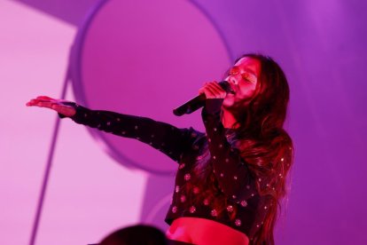 Concierto de Amaia en las fiestas de Valladolid. PHOTOGENIC