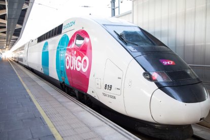 Tren Ouigo como el que circulará entre Valladolid y Madrid.-OUIGO