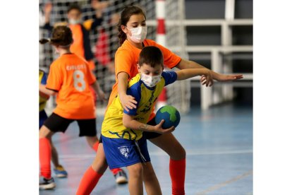 Jornada de balonmano en Viana de Cega. / E.M.