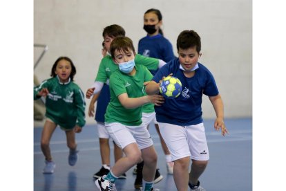 Jornada de balonmano en Viana de Cega. / E.M.
