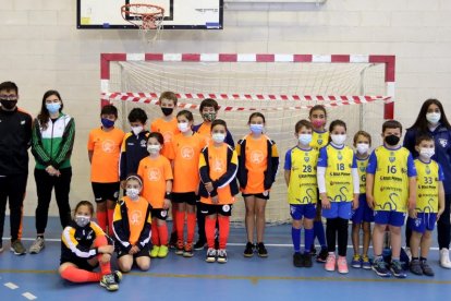 Jornada de balonmano en Viana de Cega. / E.M.