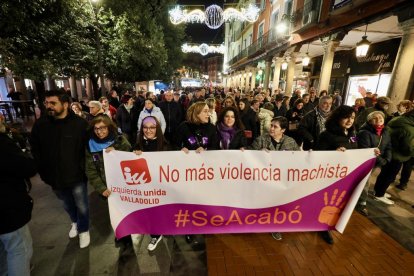 Foto de la manifestación con motivo del Día Internacional Contra la Violencia de Género. -PHOTOGENIC.