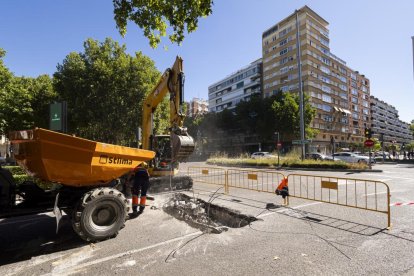 Obras del Paseo Zorrilla.- PHOTOGENIC