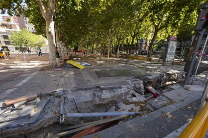 Obras del Paseo Zorrilla.- PHOTOGENIC