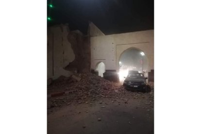 Zonas devastadas en Marruecos tras el terremoto. / Fotos cedidas por Naoual Bettar
