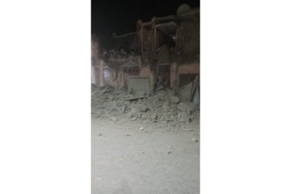 Zonas devastadas en Marruecos tras el terremoto. / Fotos cedidas por Naoual Bettar