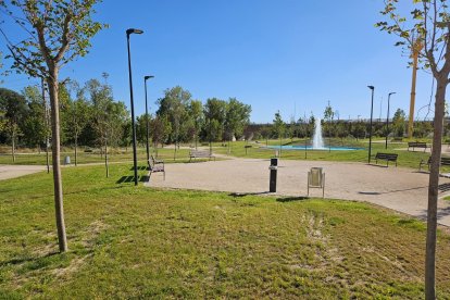 Zonas verdes y de descanso del nuevo parque
