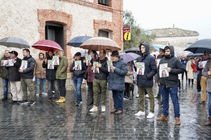 Concentración por la muerte de Esther López en Traspinedo. ICAL