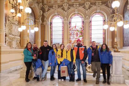 Óscar Puente oficia una boda motera durante Pingüinos 2023 en el Ayuntamiento de Valladolid.- TWITTER ÓSCAR PUENTE
