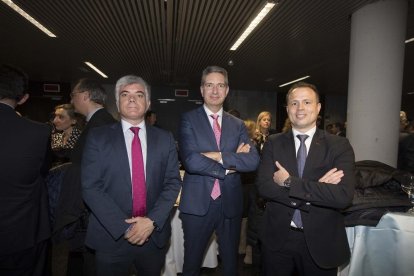 Luis Hidalgo, Miguel Ángel Turrado y Alberto Hernández.