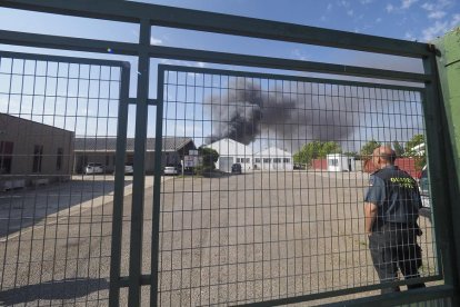 Incendio en la carretera Renedo