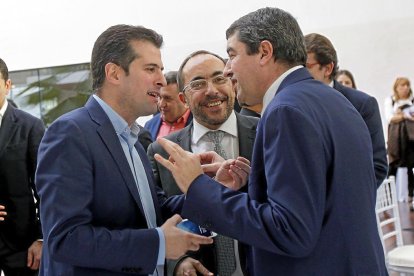 Congreso Somos Castilla y León Luis Tudanca y Pablo Lago.