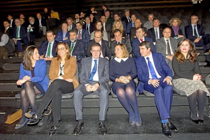 Congreso Somos Castilla y León Adriana Ulibarri, Ángeles Armisén, José Luis Ulibarri, Milagros Marcos, Pablo R. Lago e Imelda Rodríguez.