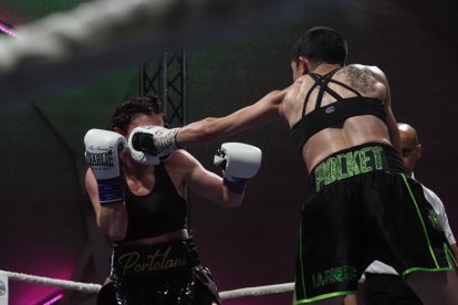 Combate por el título europeo entre Isa Rivero y Portolani. / M. G. E.