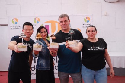 Los cuatro grandes premios, que representarán a Valladolid en el Concurso Nacional.