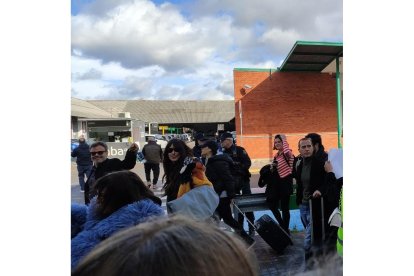 Llegada de invitados a Valladolid para acudir a los Goya. -MARÍA BAUSELA