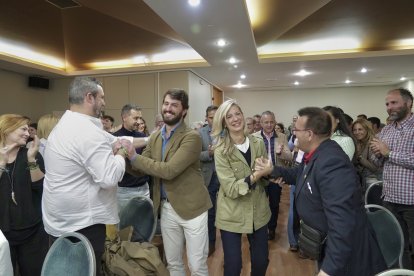 Acto de cierre de campaña de Vox en Valladolid con la presencia del vicepresidente de la Junta, Juan García-Gallardo. ICAL