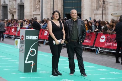 Alfombra verde de la clausura de la 67ª Semana Internacional de Cine de Valladolid. -ICAL